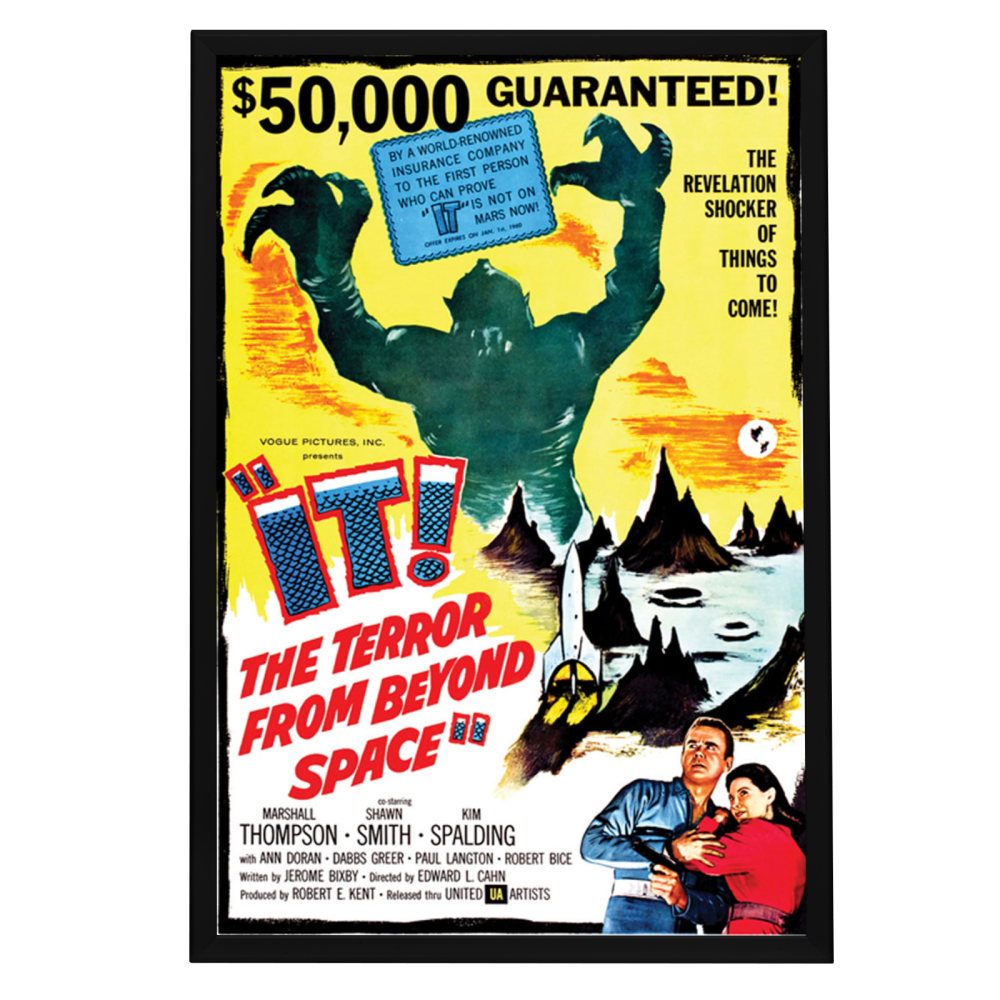 "It! The Terror From Beyond Space" (1958) Framed Movie Poster