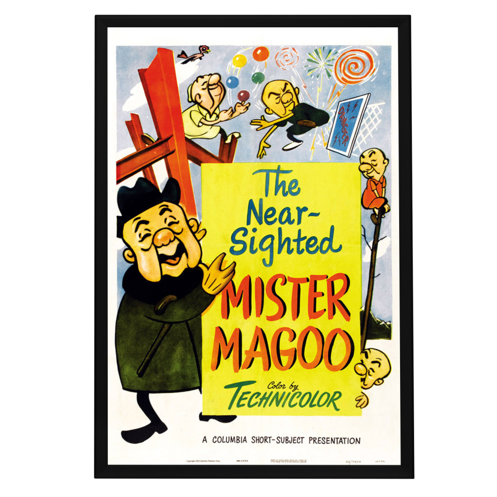 "Nearsighted Mister Magoo" (1960) Framed Movie Poster