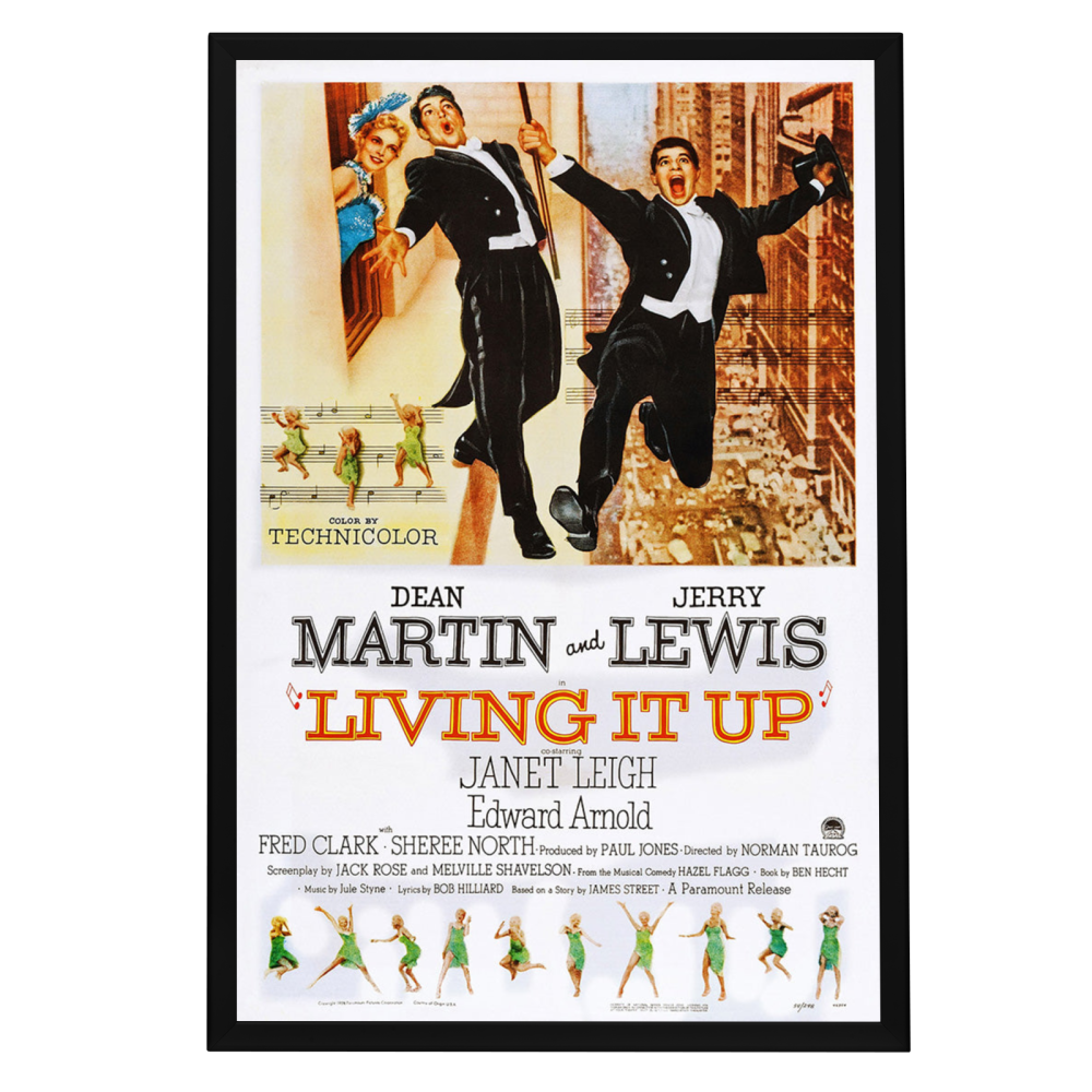 "Living It Up" (1954) Framed Movie Poster