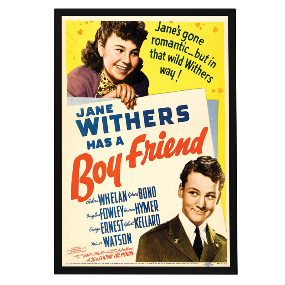 "Boy Friend" (1939) Framed Movie Poster