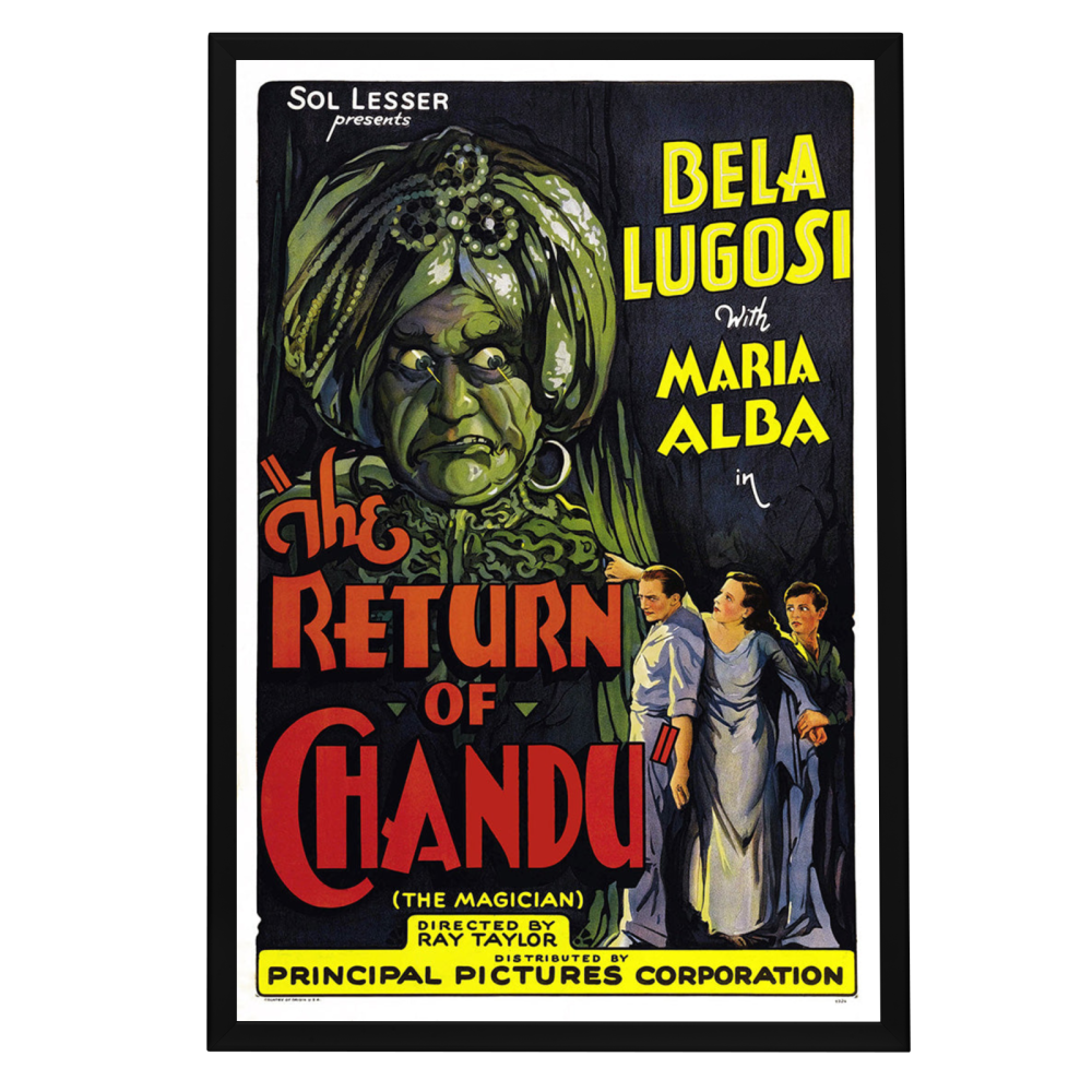 "Return Of Chandu" (1934) Framed Movie Poster