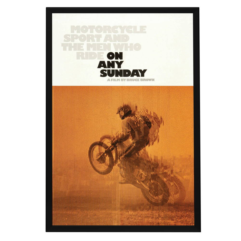 "On Any Sunday" (1972) Framed Movie Poster