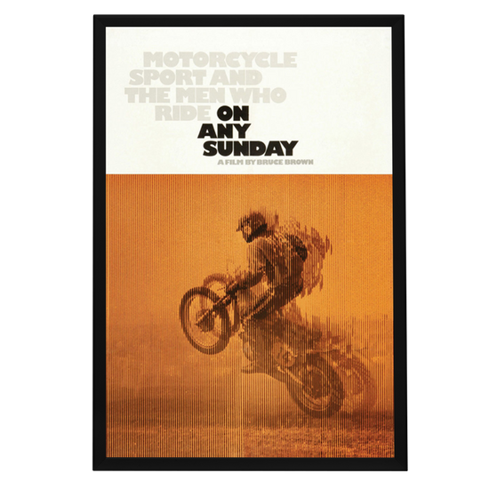 "On Any Sunday" (1972) Framed Movie Poster