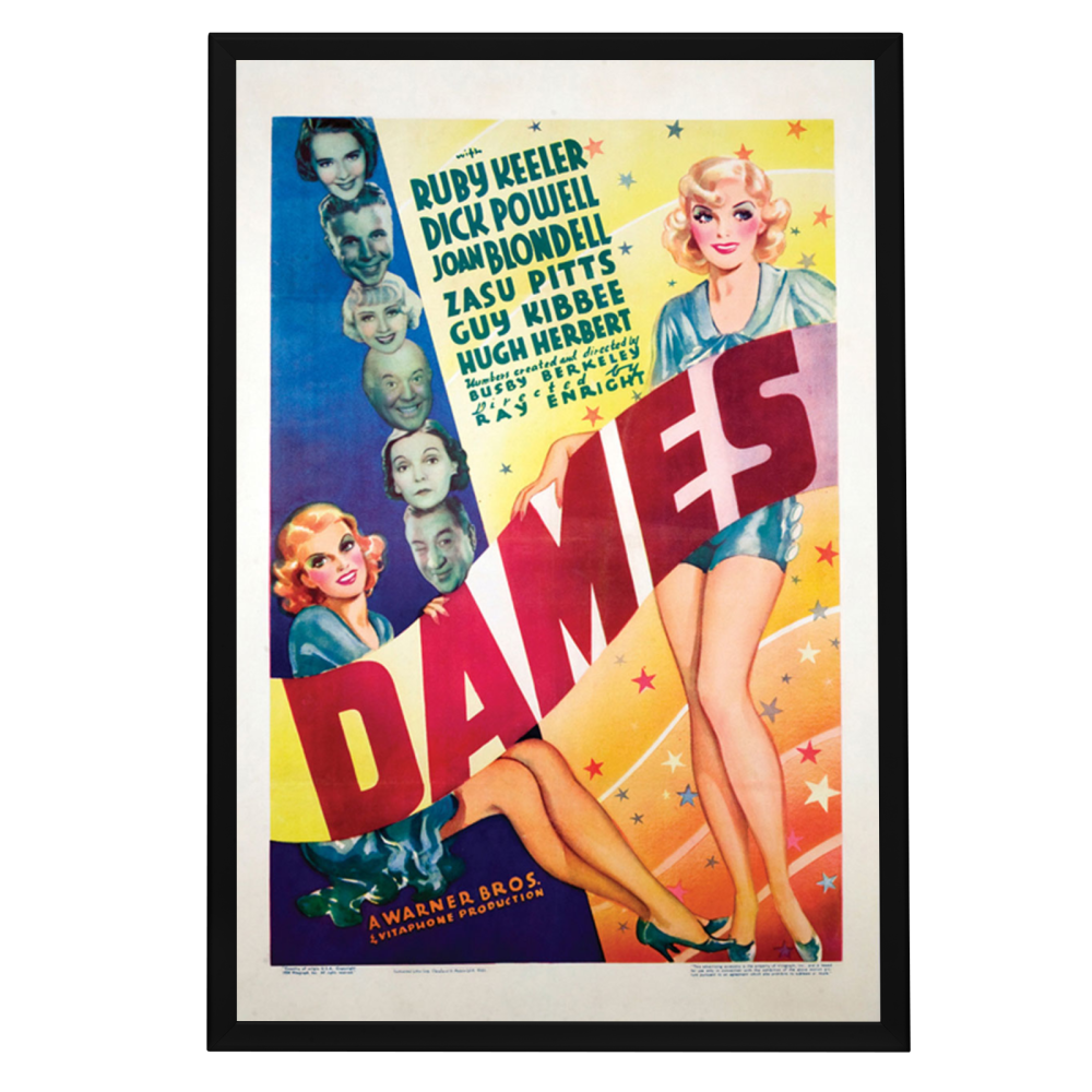 "Dames" (1934) Framed Movie Poster