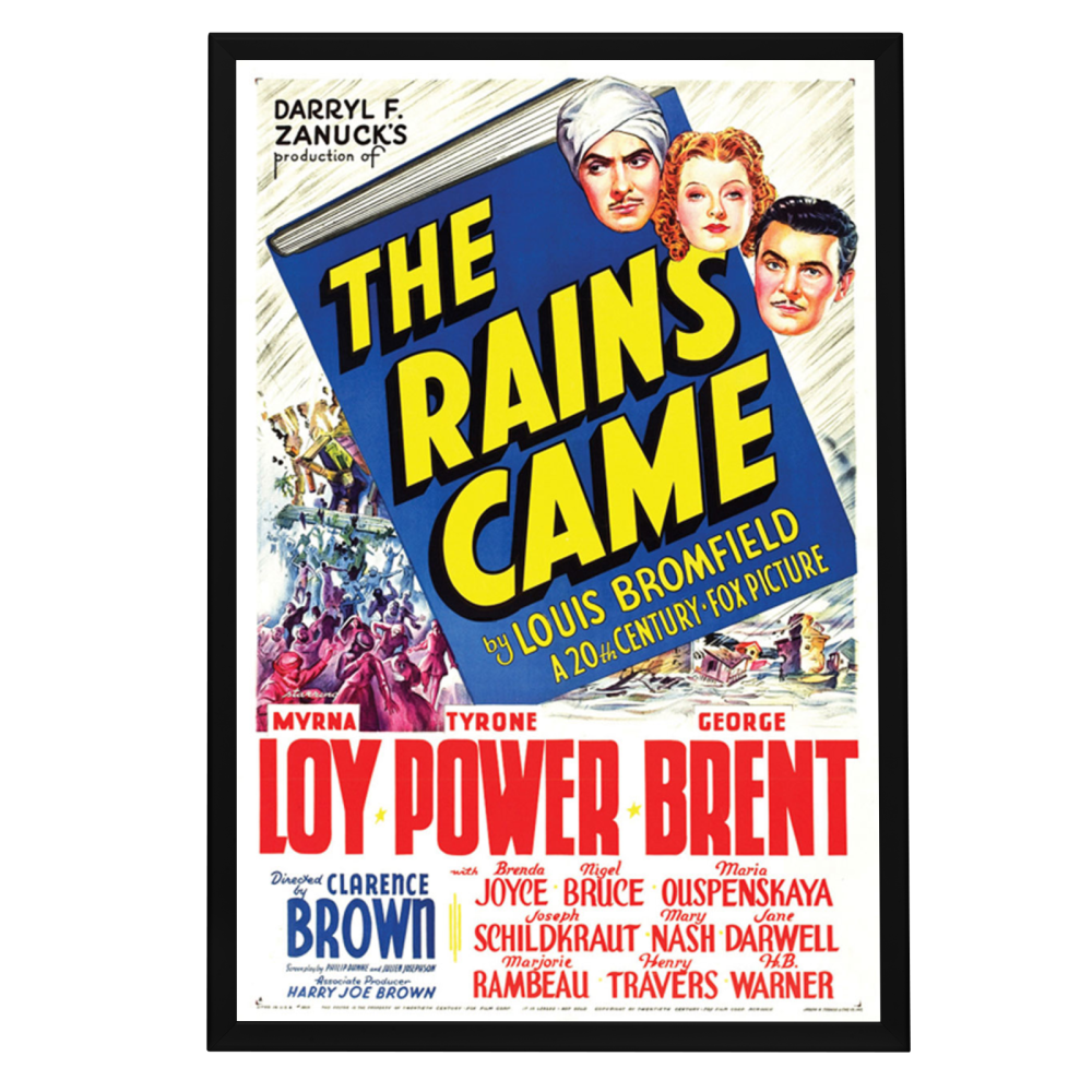 "Rains Came" (1939) Framed Movie Poster