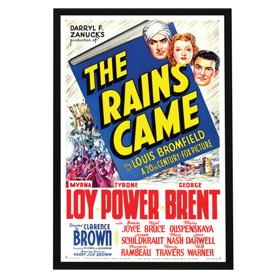 "Rains Came" (1939) Framed Movie Poster