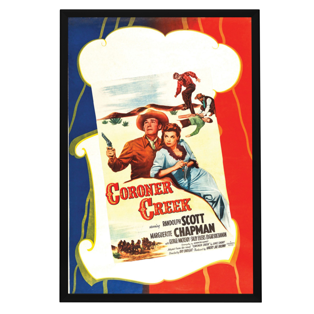 "Coroner Creek" (1948) Framed Movie Poster