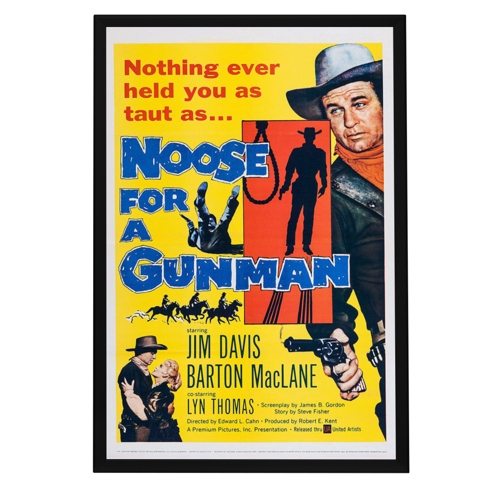 "Noose For A Gunman" (1960) Framed Movie Poster