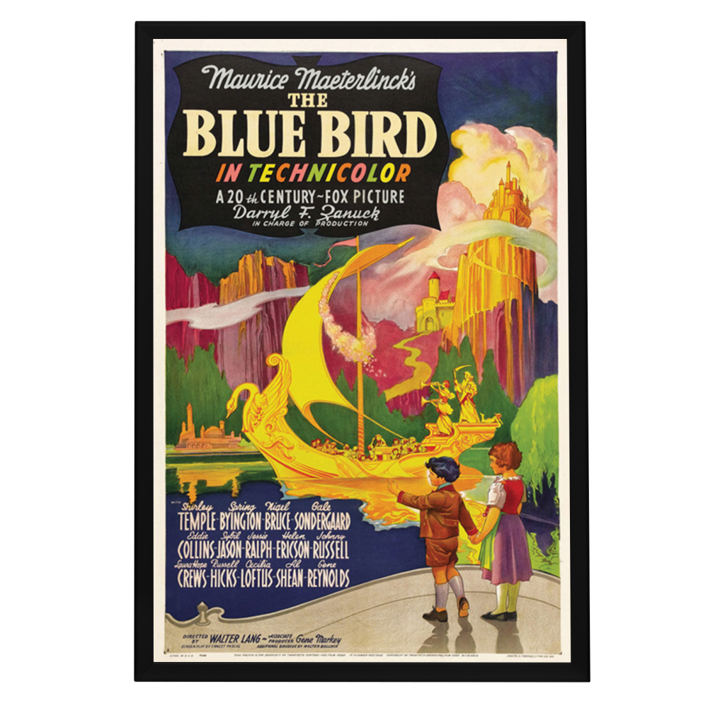 "Blue Bird" (1940) Framed Movie Poster