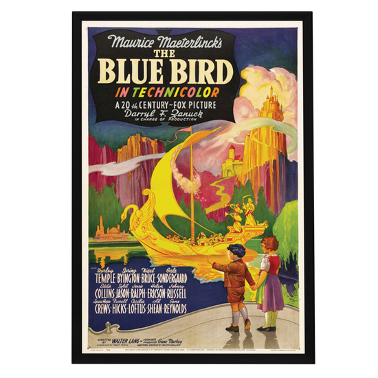 "Blue Bird" (1940) Framed Movie Poster