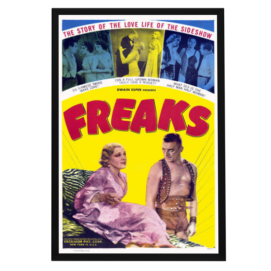 "Freaks" (1932) Framed Movie Poster