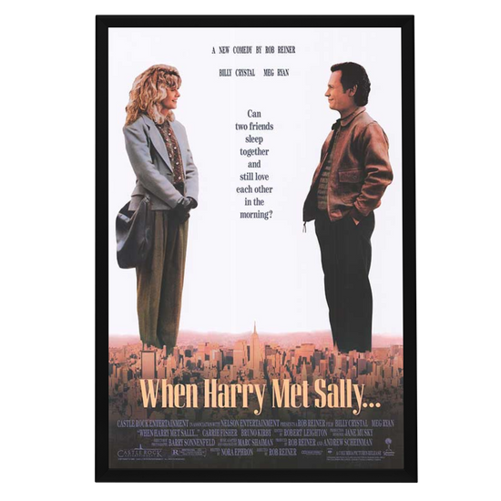 "When Harry Met Sally" (1989) Framed Movie Poster