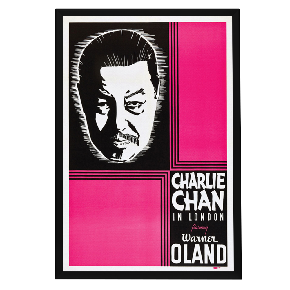 "Charlie Chan In London" (1934) Framed Movie Poster