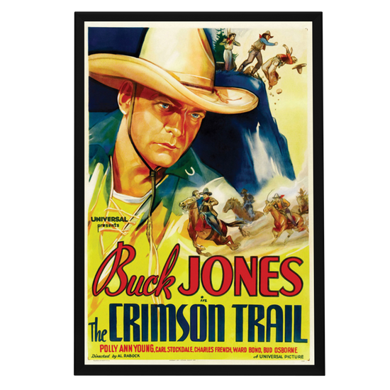 "Crimson Trail" (1935) Framed Movie Poster