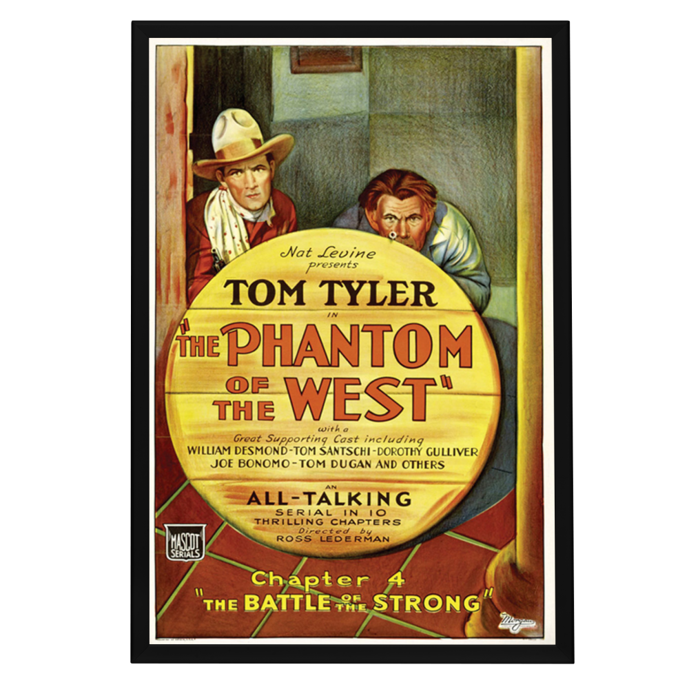 "Phantom Of The West" (1931) Framed Movie Poster