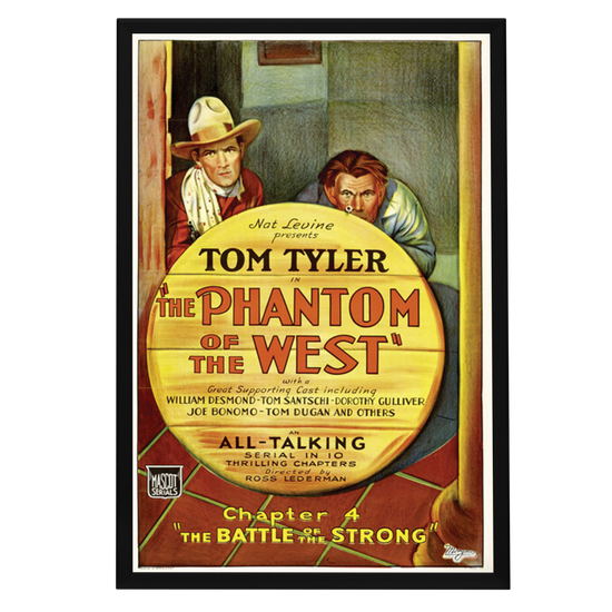 "Phantom Of The West" (1931) Framed Movie Poster