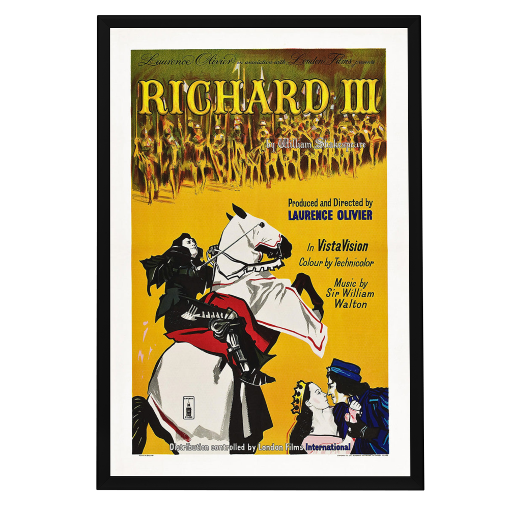 "Richard III" (1955) Framed Movie Poster