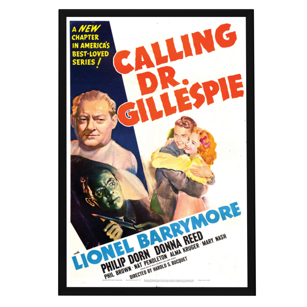 "Calling Dr. Gillespie" (1942) Framed Movie Poster