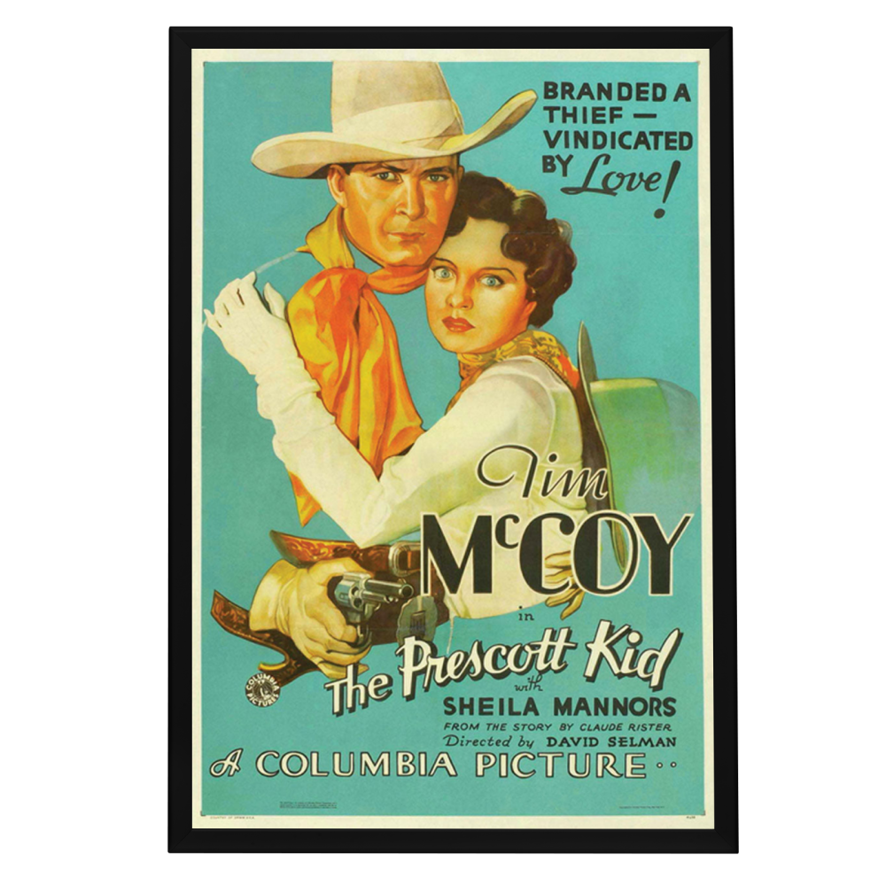 "Prescott Kid" (1934) Framed Movie Poster