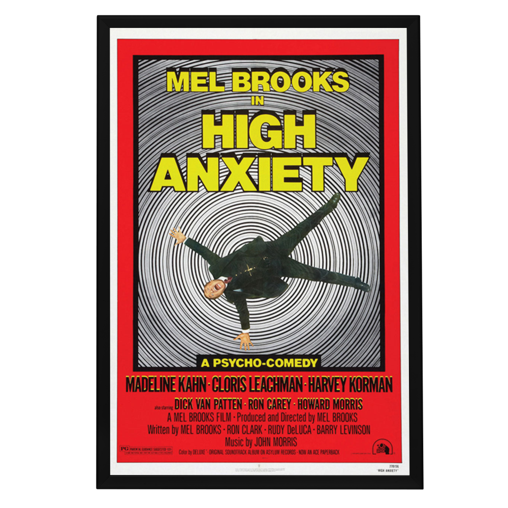 "High Anxiety" (1977) Framed Movie Poster