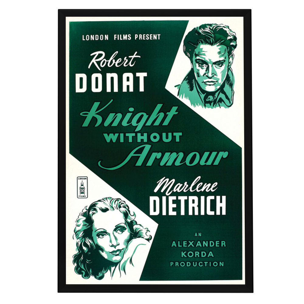 "Knight Without Armour" (1937) Framed Movie Poster