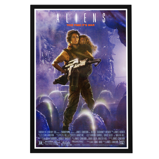 "Aliens" (1986) Framed Movie Poster