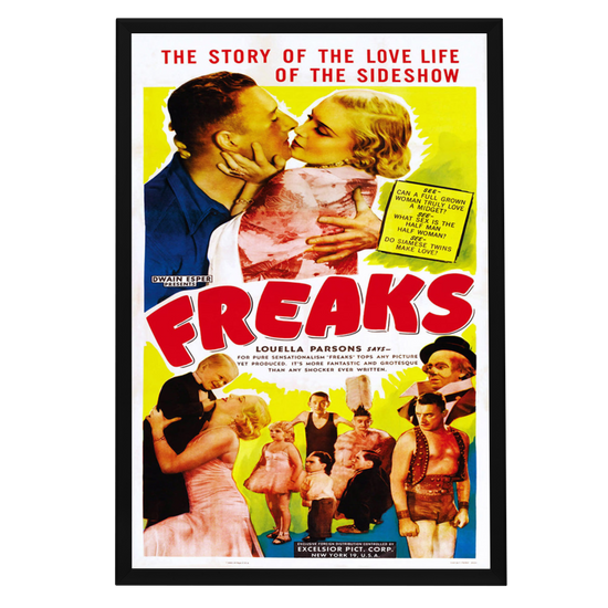 "Freaks" (1932) Framed Movie Poster