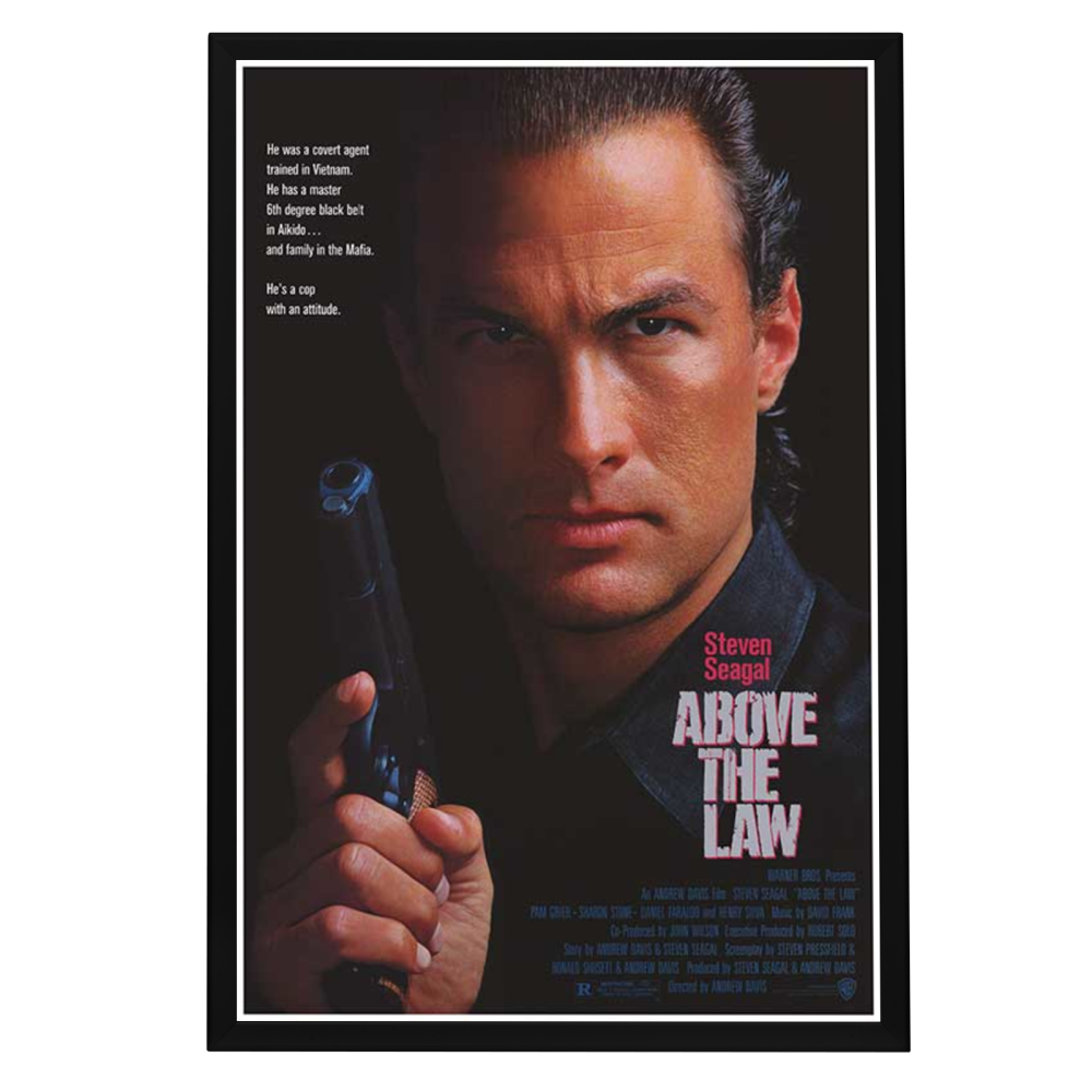 "Above the Law" Framed Movie Poster