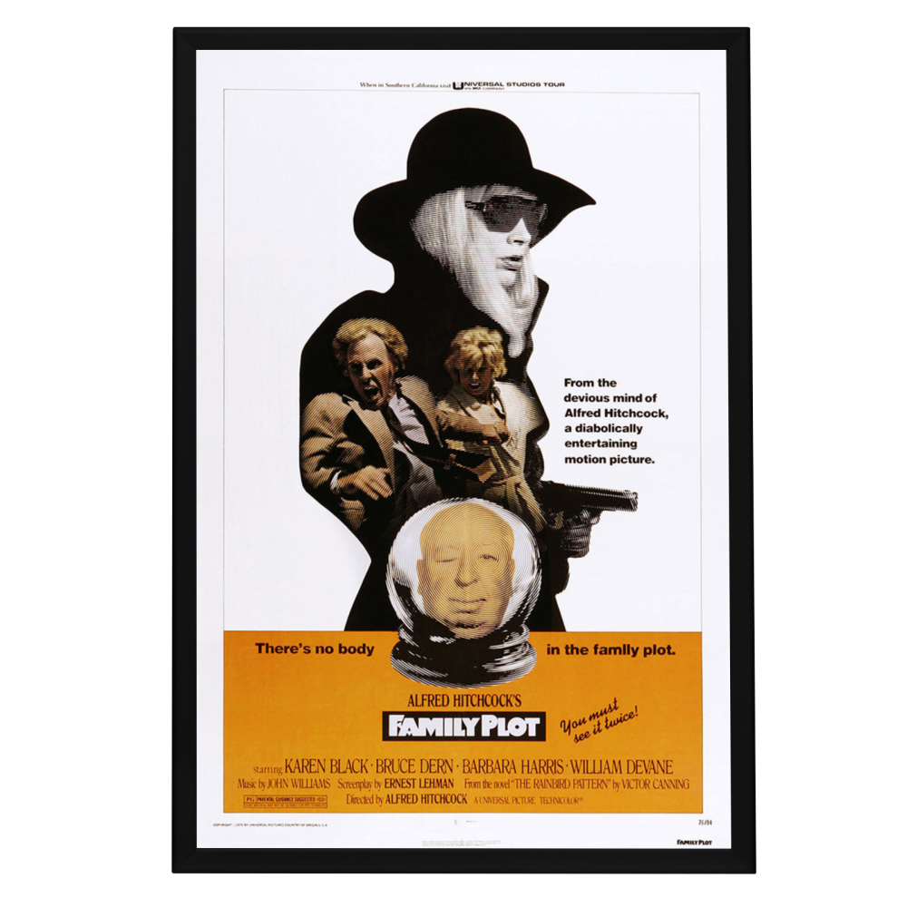 "Family Plot" (1976) Framed Movie Poster