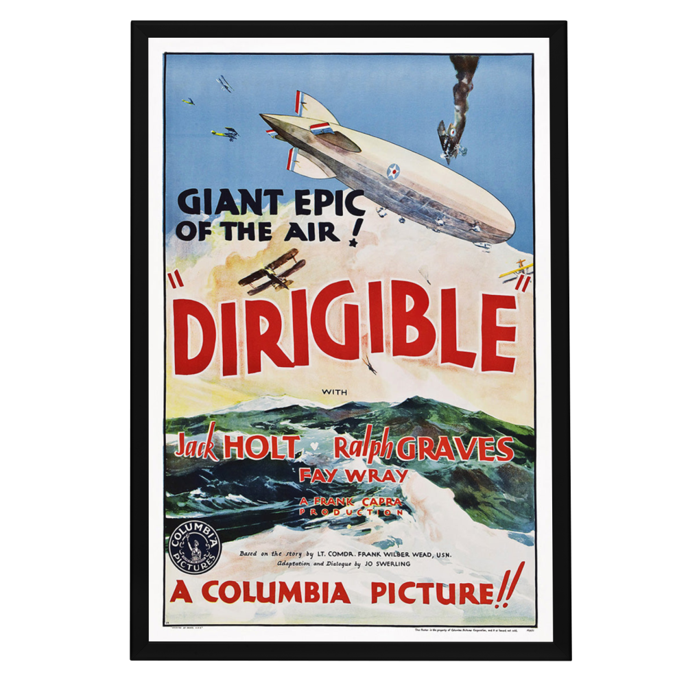 "Dirigible" (1931) Framed Movie Poster