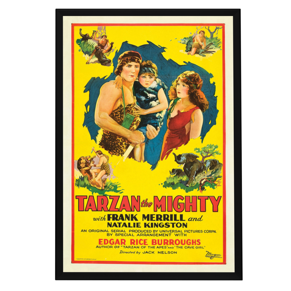"Tarzan The Mighty" (1928) Framed Movie Poster