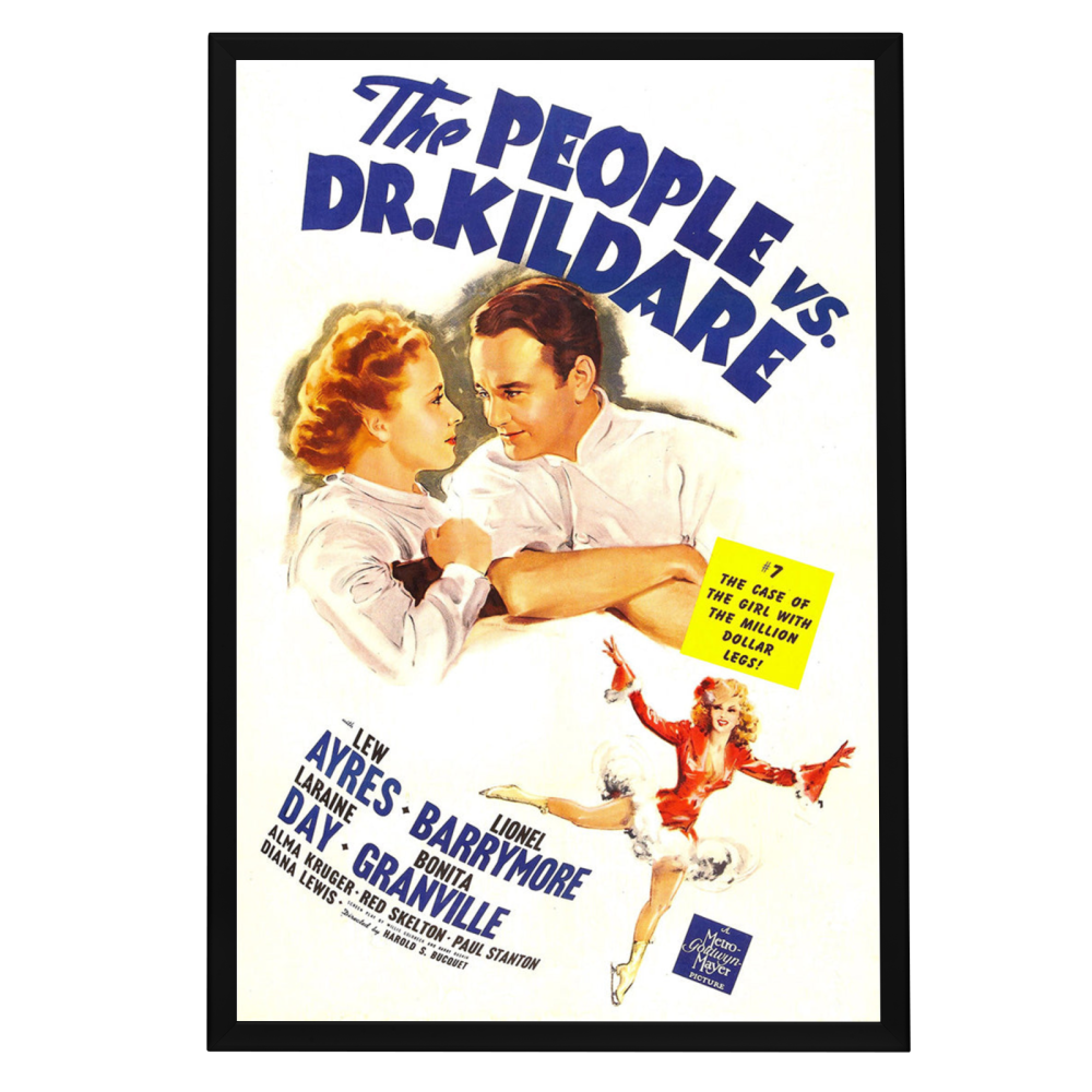 "People Vs. Dr. Kildare" (1941) Framed Movie Poster