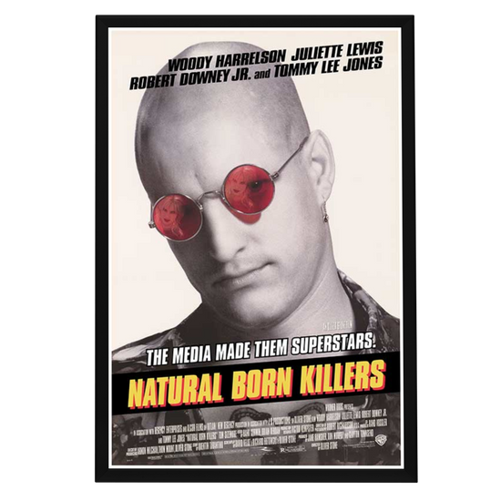 "Natural Born Killers" (1994) Framed Movie Poster