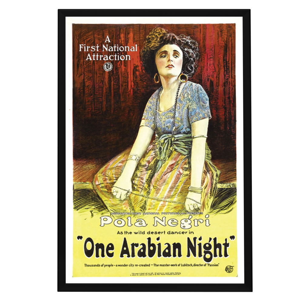 "One Arabian Night" (1923) Framed Movie Poster