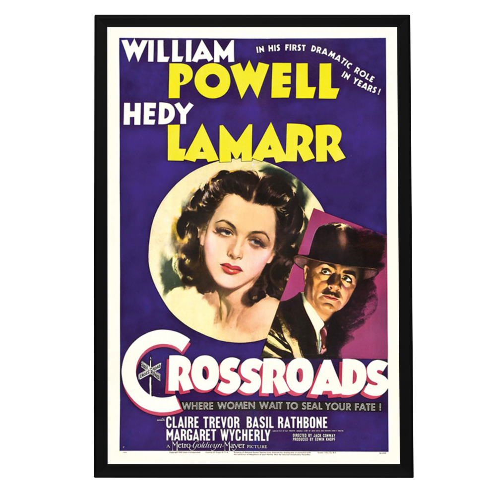 "Crossroads" (1942) Framed Movie Poster