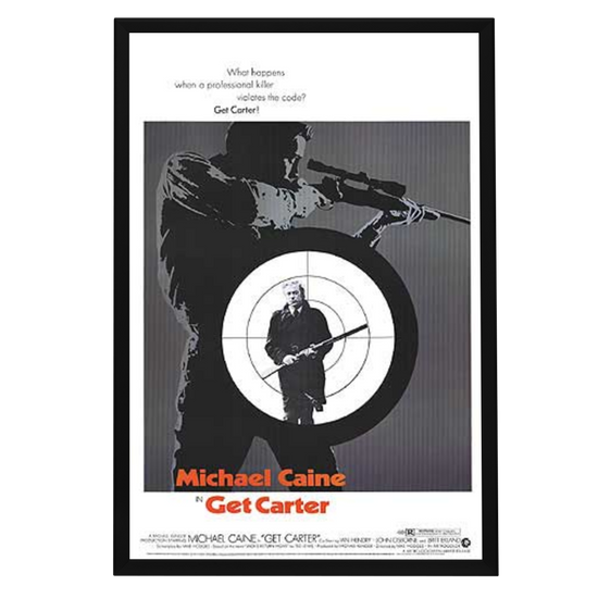 "Get Carter" (1971) Framed Movie Poster