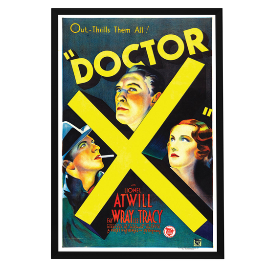 "Doctor X" (1932) Framed Movie Poster
