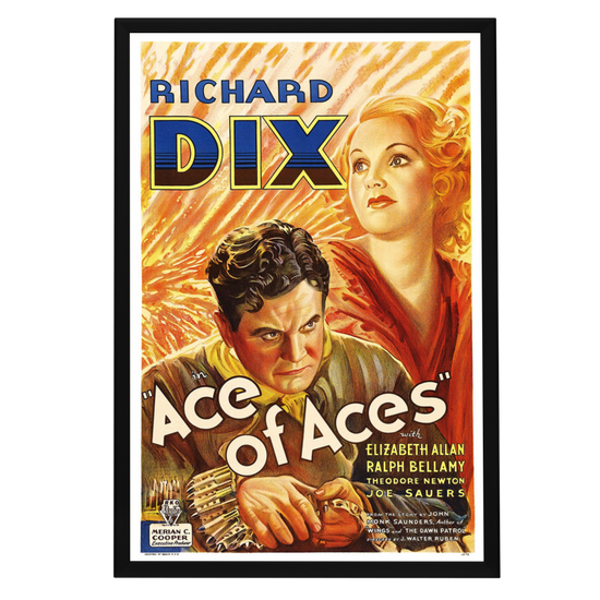 "Ace Of Aces" (1933) Framed Movie Poster