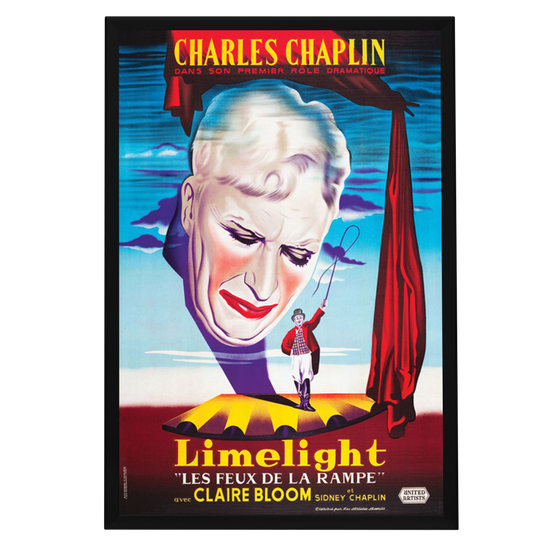"Limelight (French)" (1952) Framed Movie Poster
