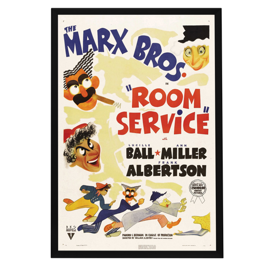 "Room Service" (1938) Framed Movie Poster