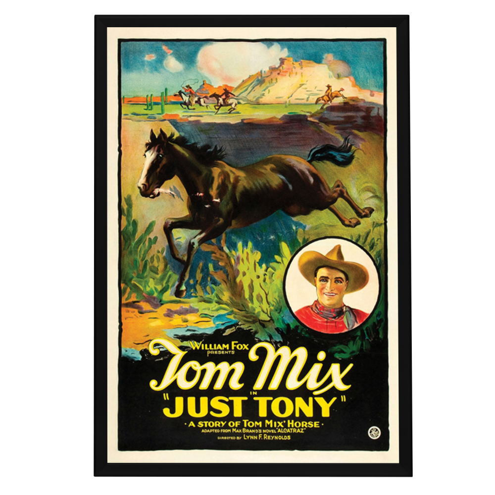 "Just Tony" (1922) Framed Movie Poster