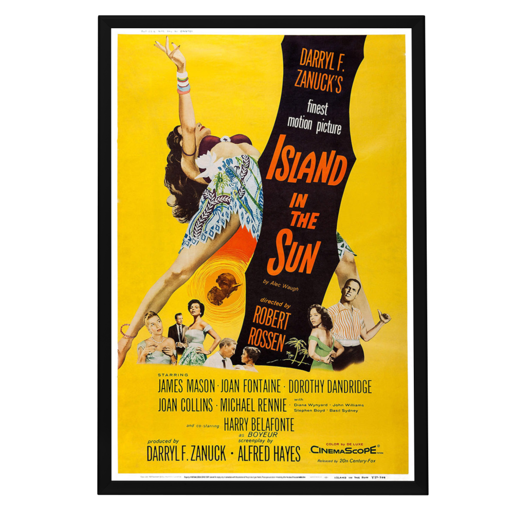 "Island In The Sun" (1957) Framed Movie Poster