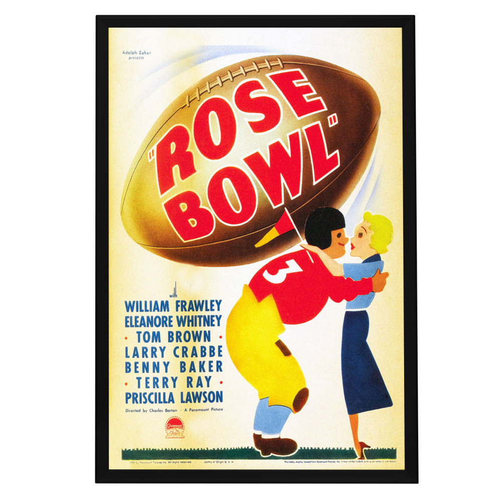 "Rose Bowl" (1936) Framed Movie Poster