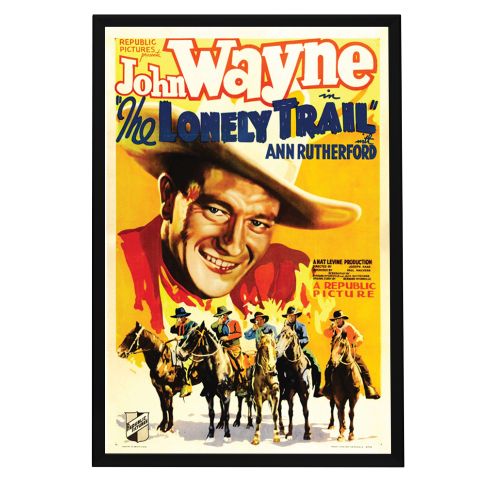 "Lonely Trail" (1936) Framed Movie Poster
