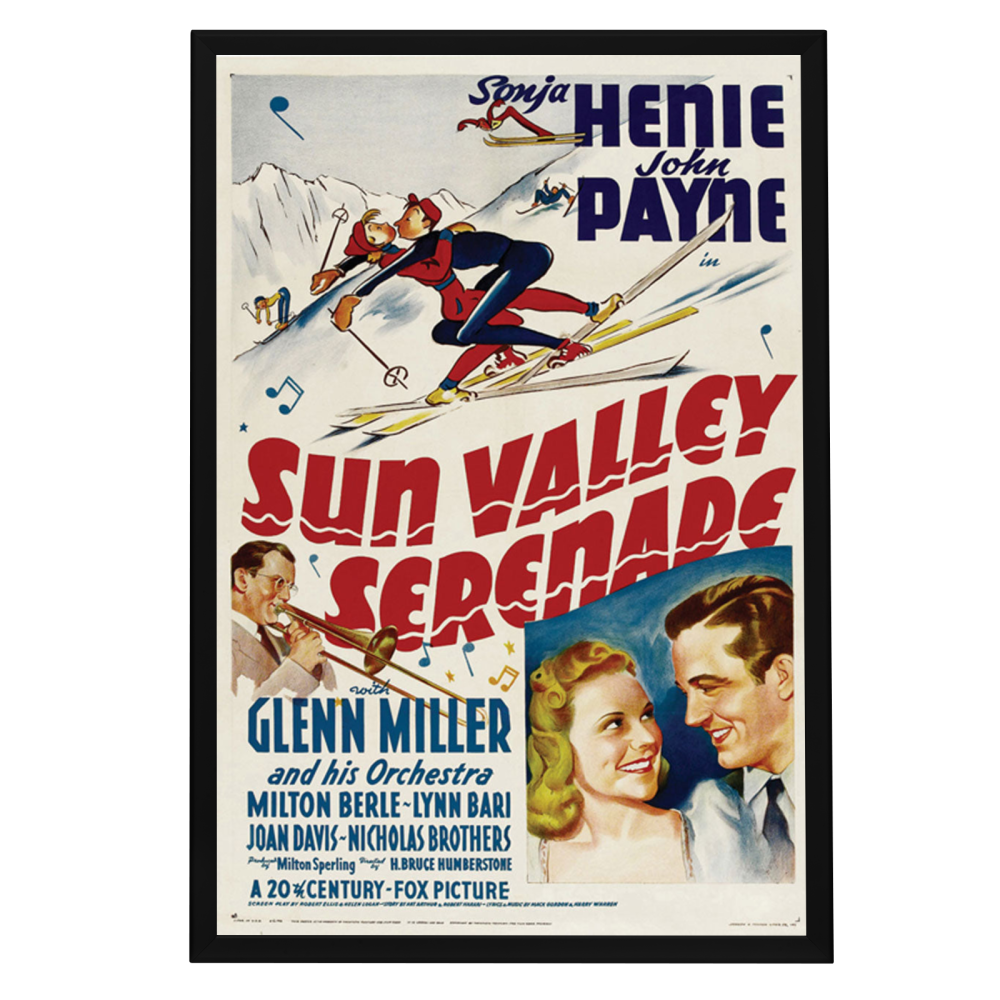 "Sun Valley Serenade" (1941) Framed Movie Poster