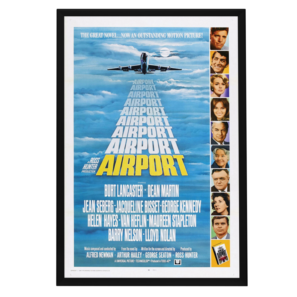 "Airport" (1970) Framed Movie Poster