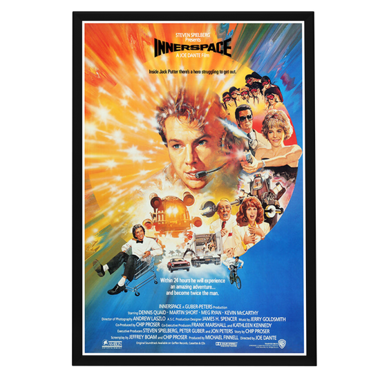 "Innerspace" (1987) Framed Movie Poster