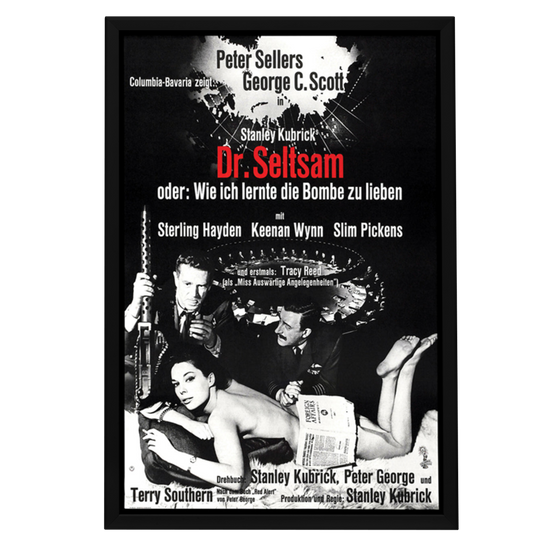 "Dr. Strangelove" (1964) Framed Movie Poster