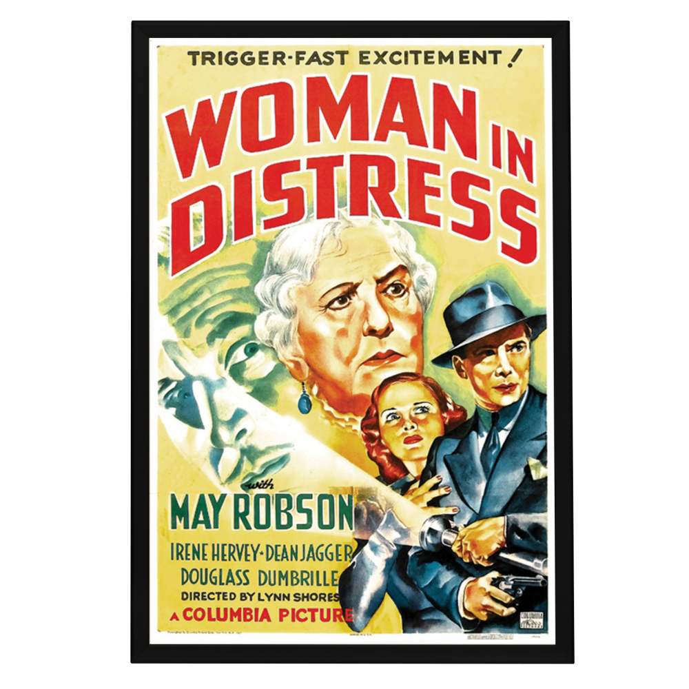 "Woman In Distress" (1937) Framed Movie Poster