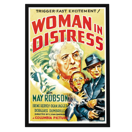 "Woman In Distress" (1937) Framed Movie Poster